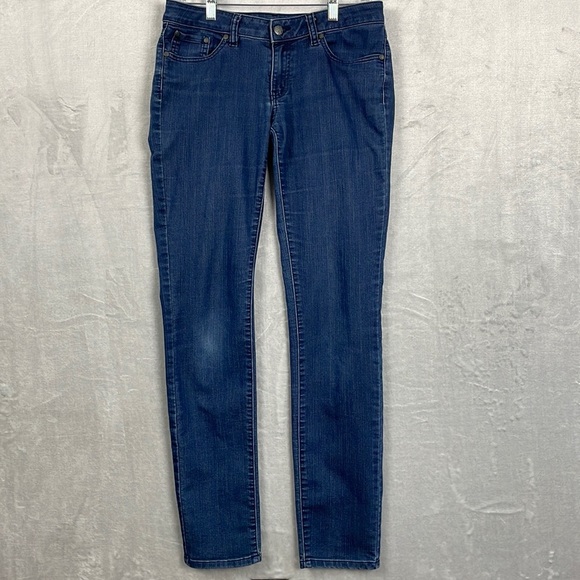 Prana Denim - Prana Women's 6/28 Kara Jean Fitted Low Rise Performance Denim Narrow Leg Blue